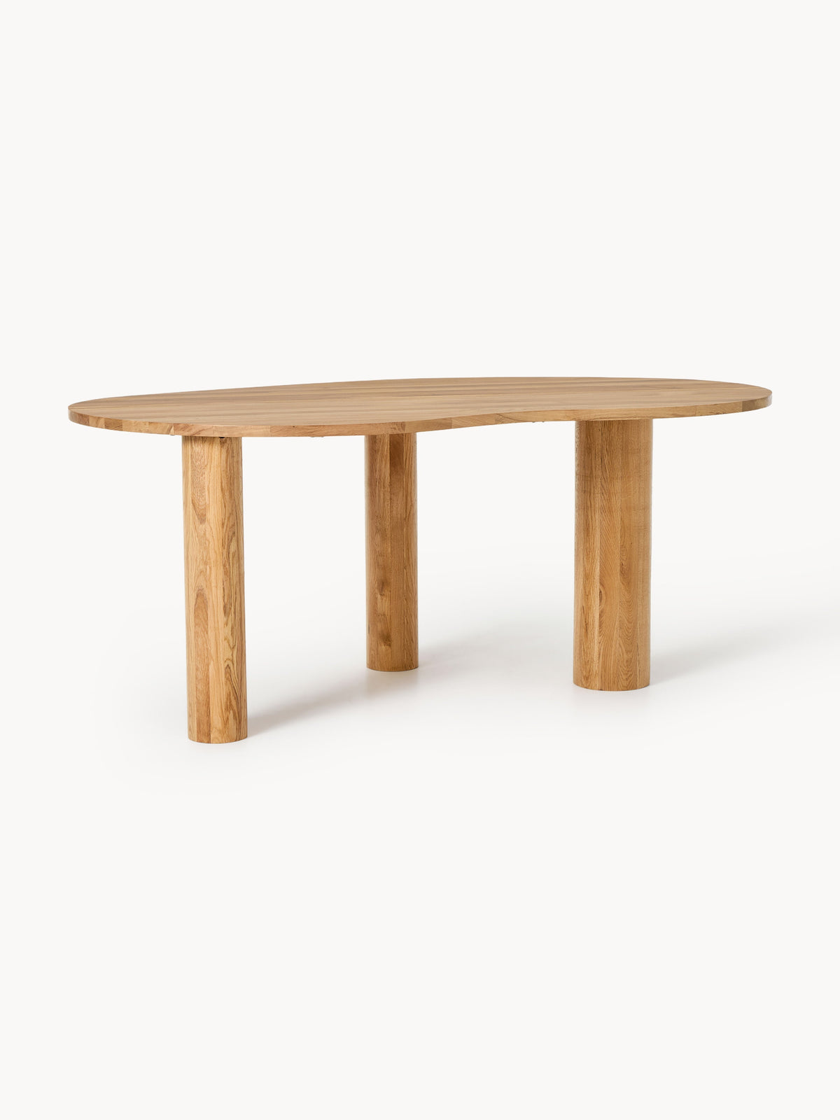 Narbano Oak Dining Table with Organic Shape, in Various Sizes