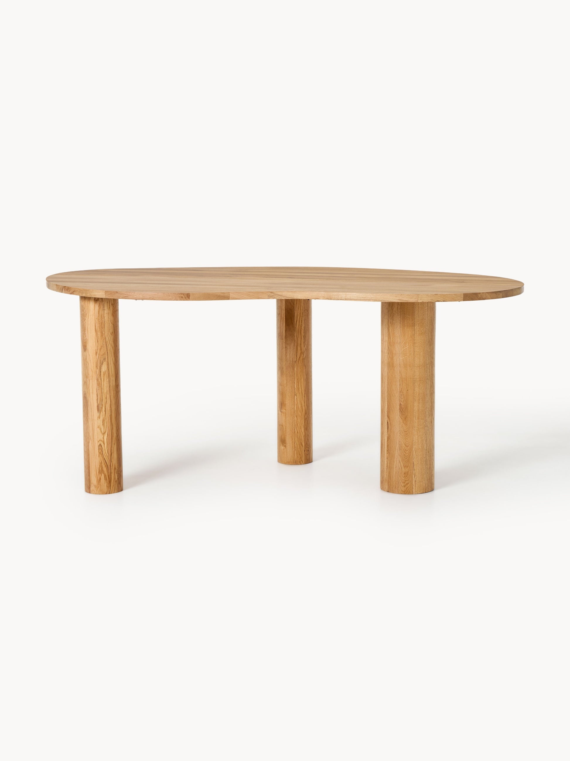 Narbano Oak Dining Table with Organic Shape, in Various Sizes