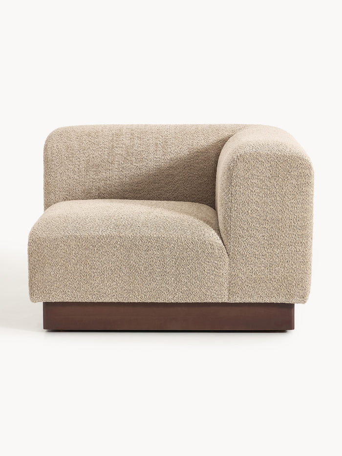 Natvenna Teddy Bouclé Corner Module