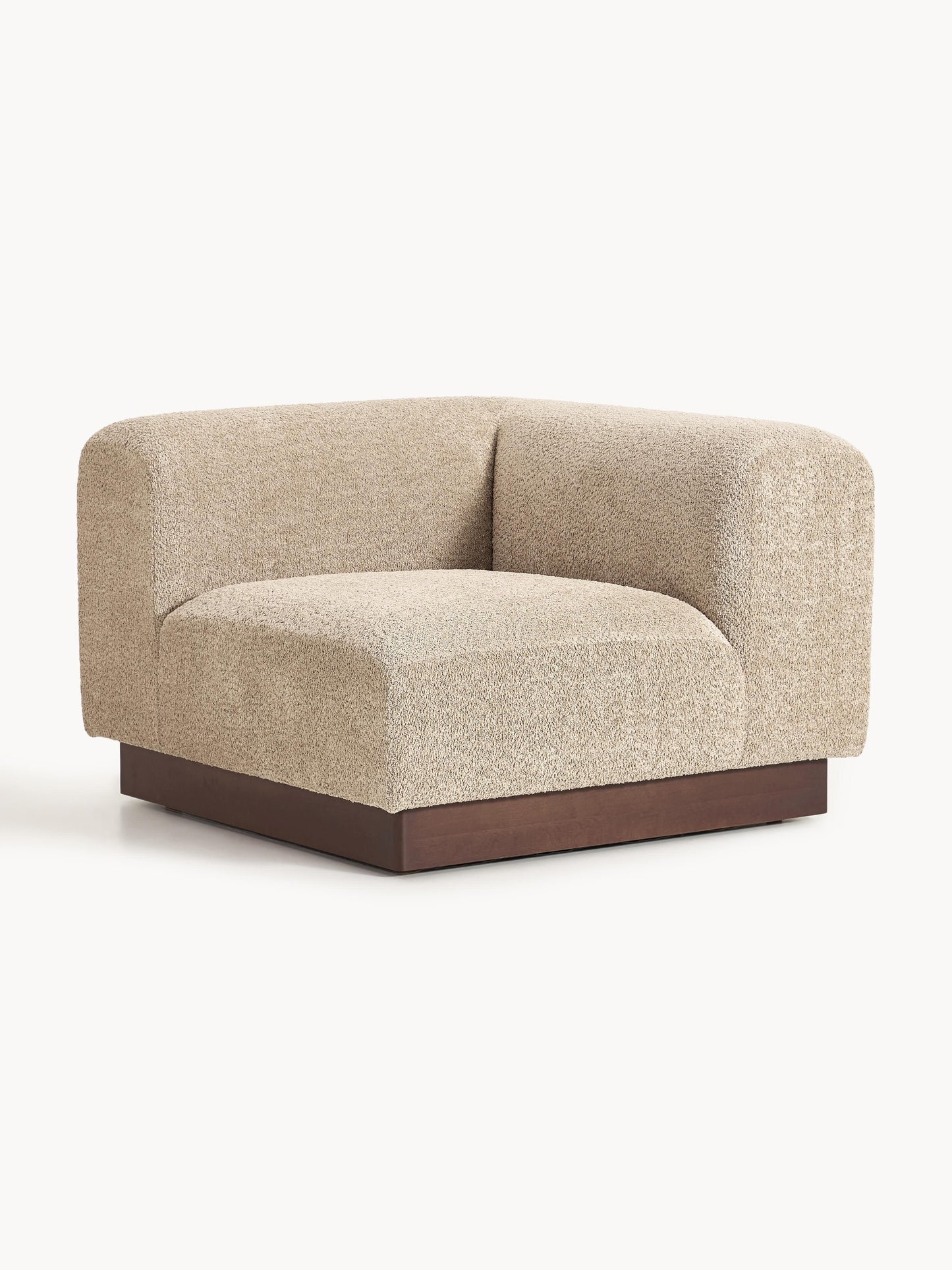 Natvenna Teddy Bouclé Corner Module