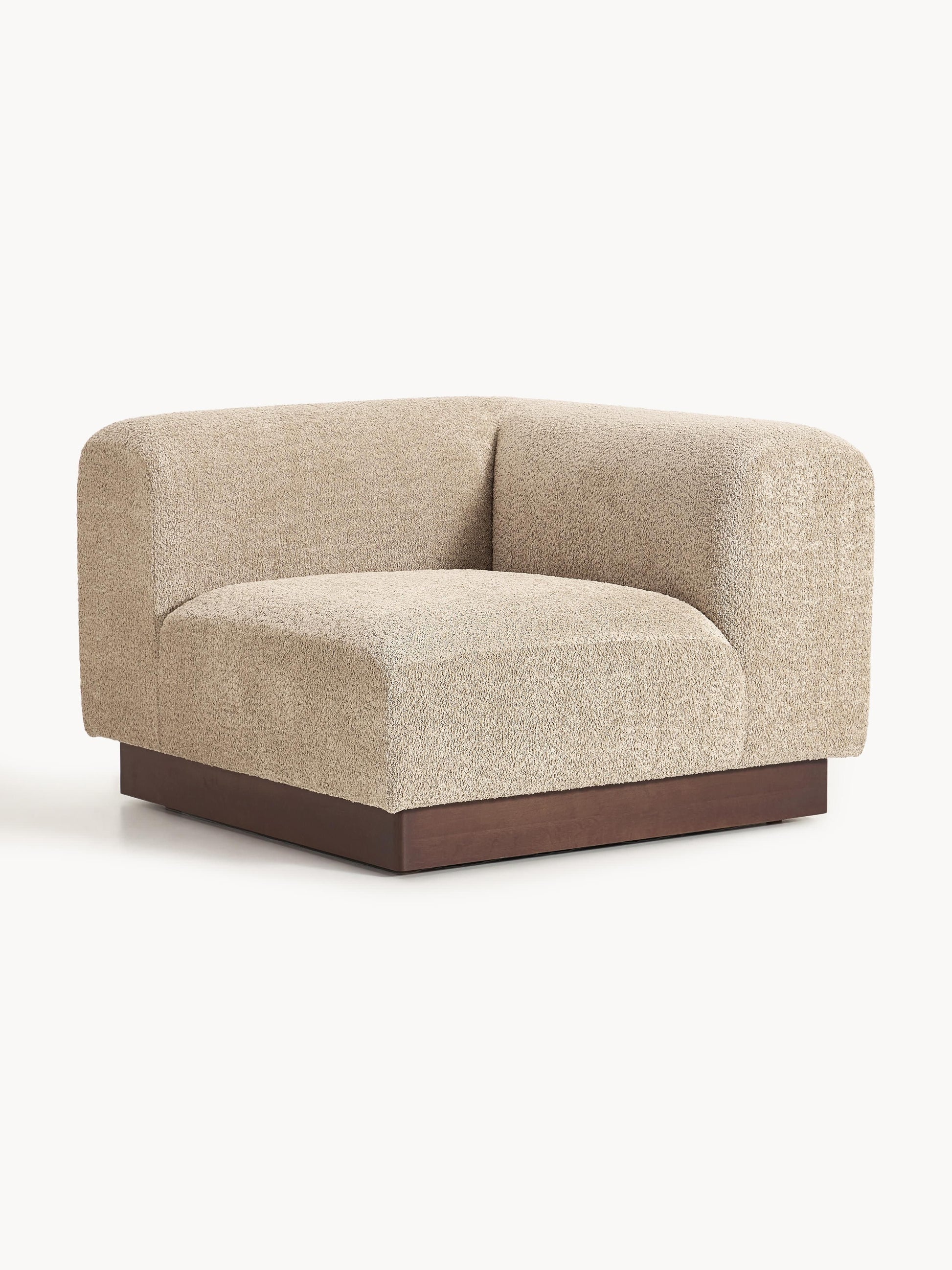 Natvenna Teddy Bouclé Corner Module