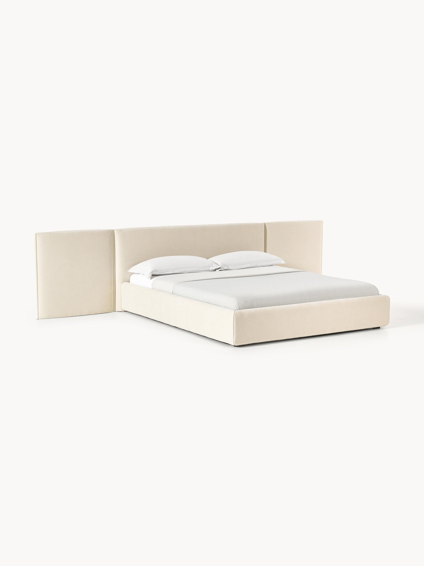 Otmiro Upholstered Bed with Folding Headboard