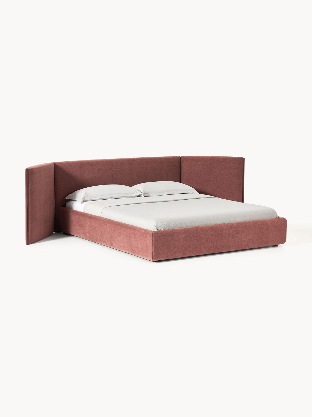 Otmiro Upholstered Bed with Folding Headboard