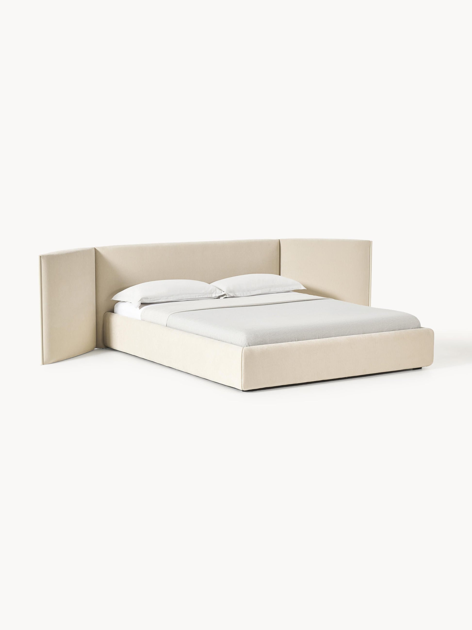 Otmiro Upholstered Bed with Folding Headboard