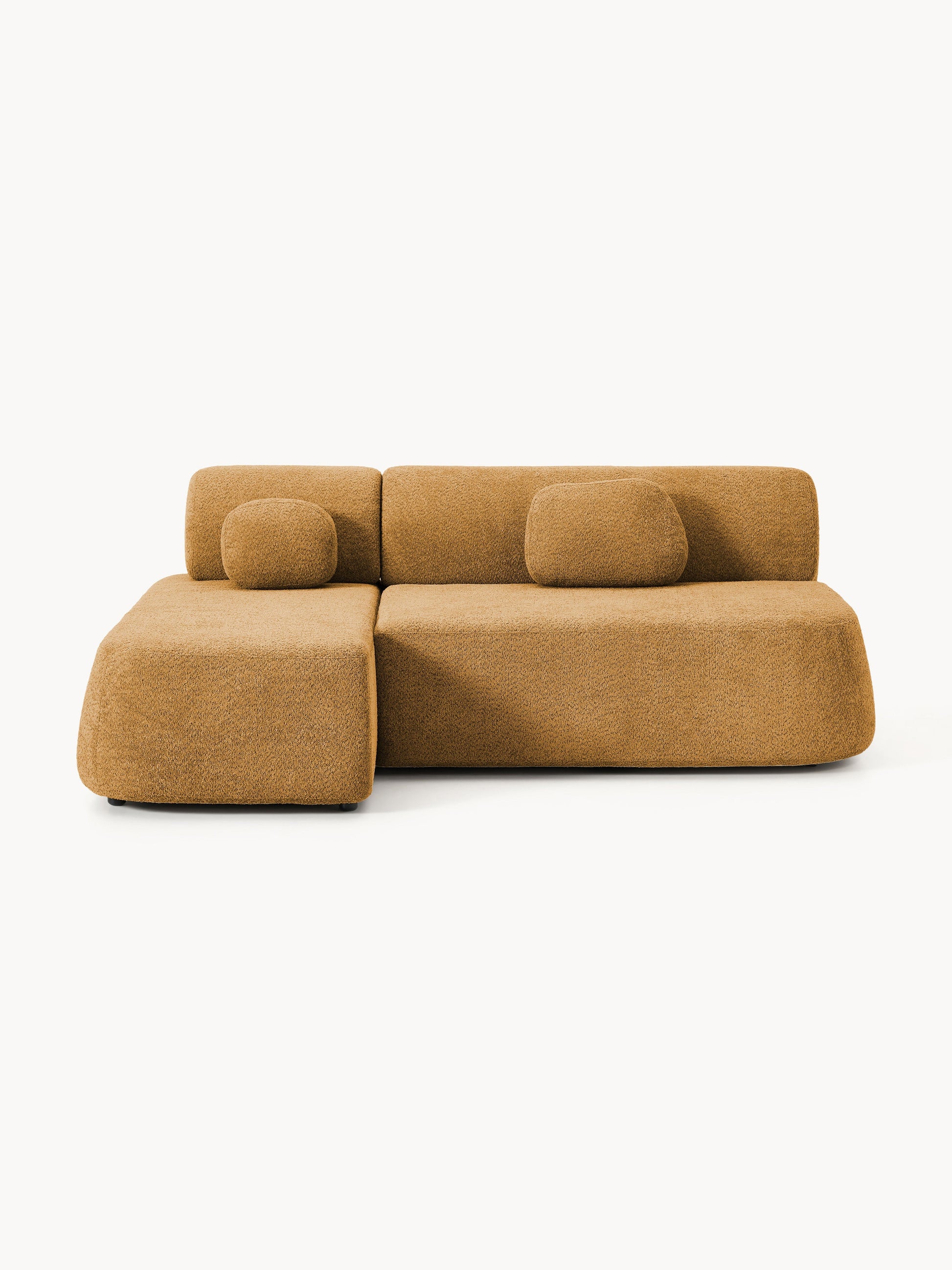 Paomiro Teddy Bouclé Sofa Bed with Storage