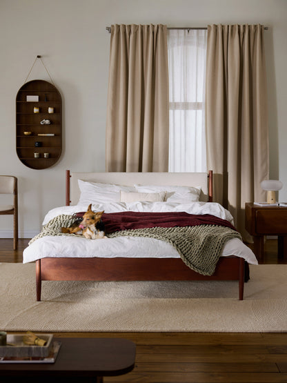 Paulmir Mango Wood Bed