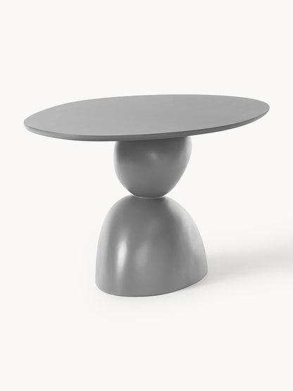 Sahnora Oval Dining Table with Organic Design, 180 x 90 cm