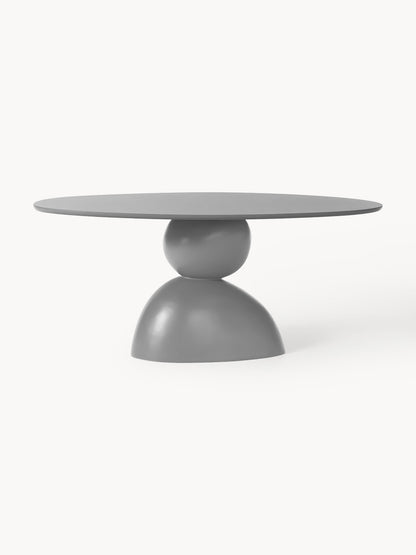 Sahnora Oval Dining Table with Organic Design, 180 x 90 cm