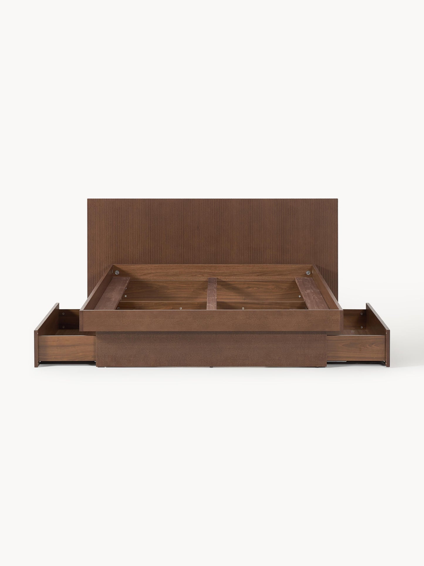 Satrino Wooden Bed with Headboard and Drawers