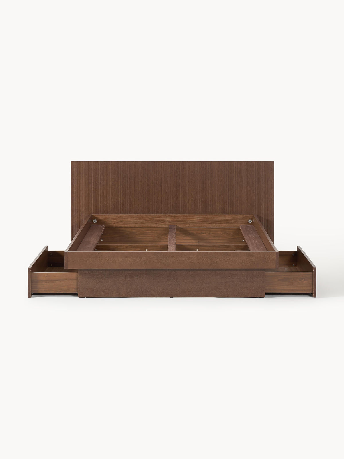 Satrino Wooden Bed with Headboard and Drawers