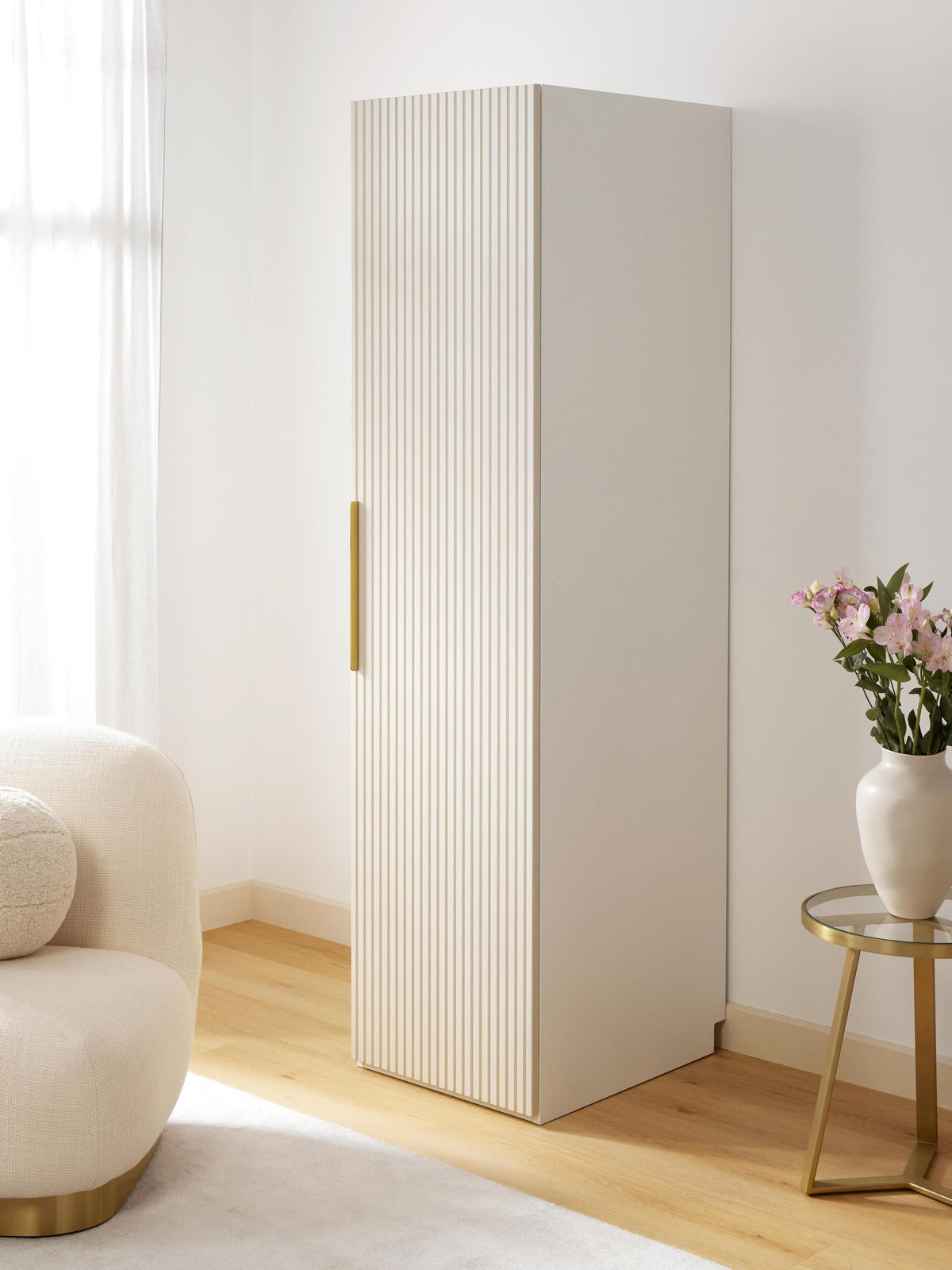 Simula Hinged-Door Modular Wardrobe, 50 cm Wide, in Various Sizes