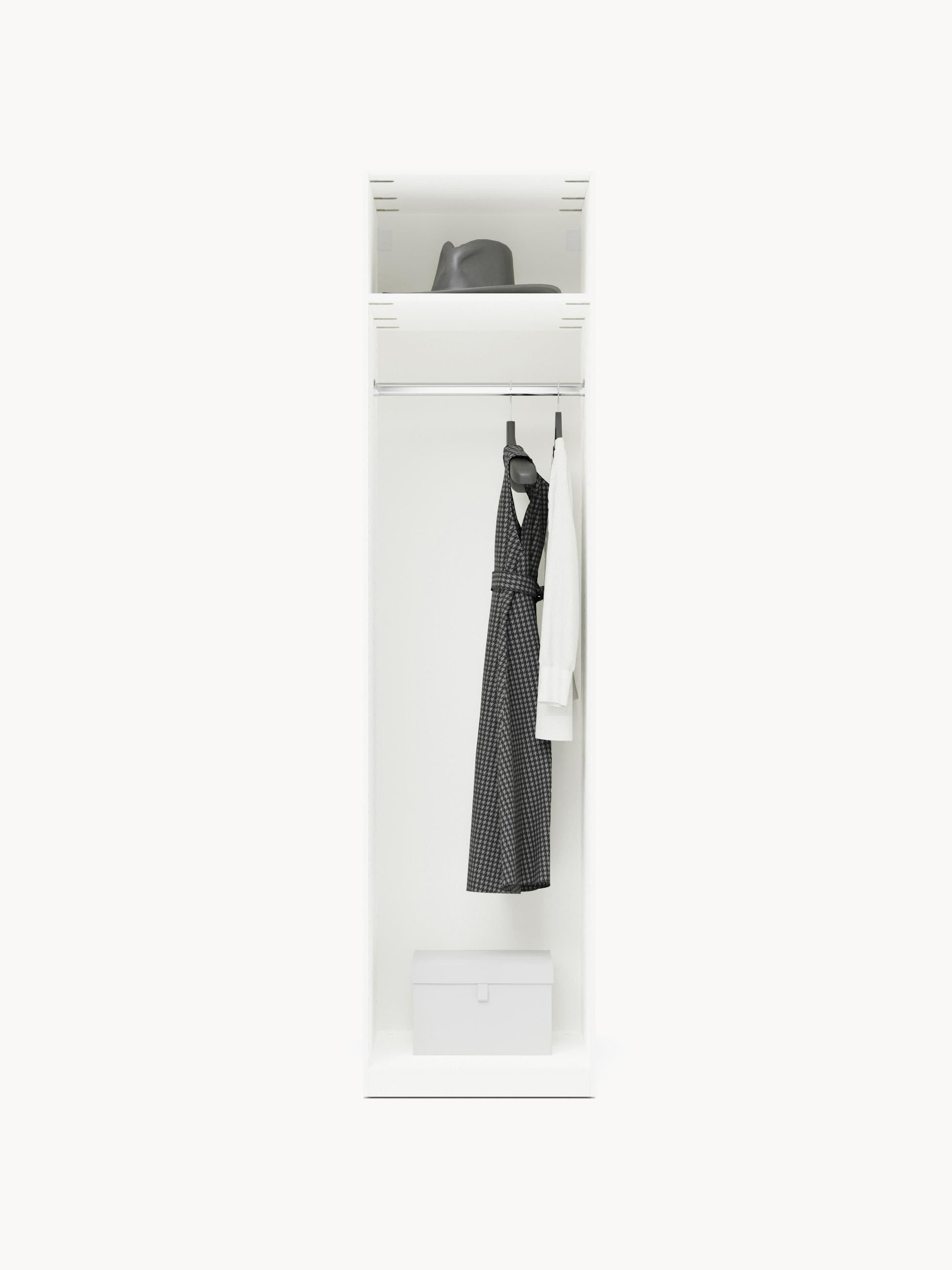 Simula Hinged-Door Modular Wardrobe, 50 cm Wide, in Various Sizes