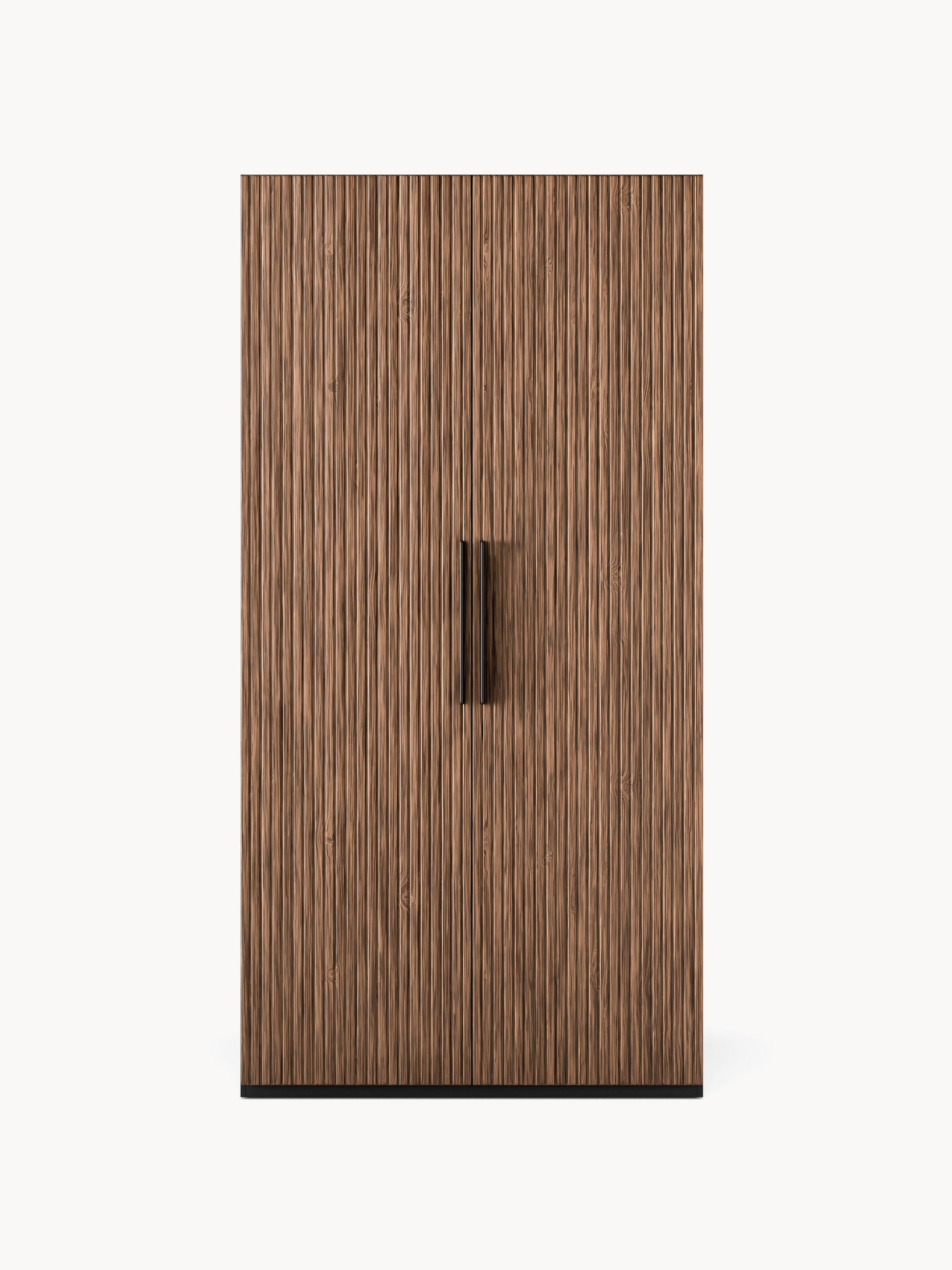 Simula Modular Hinged-Door Wardrobe, 100 cm Wide, in Various Sizes