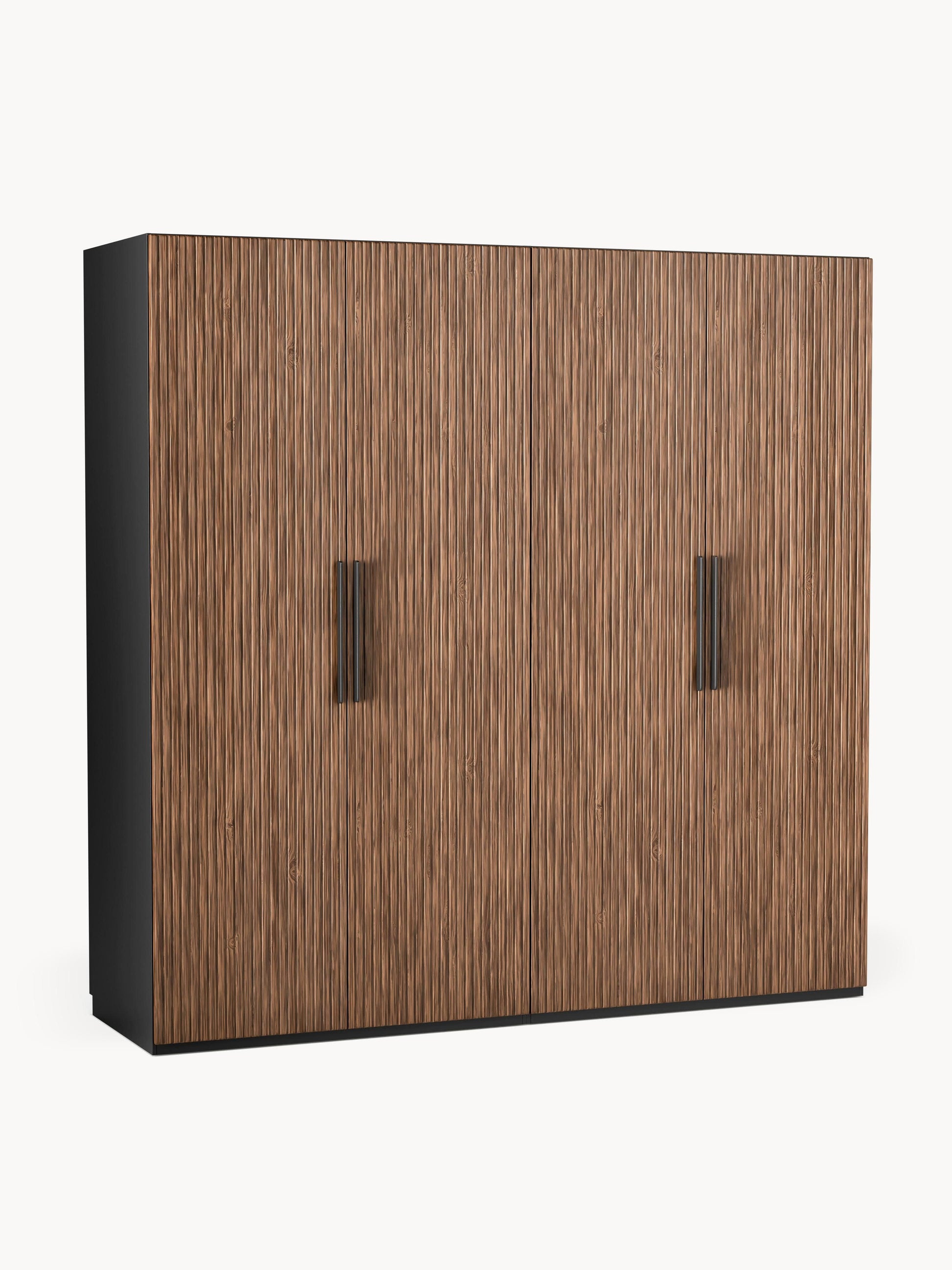 Simula Modular Hinged-Door Wardrobe, 200 cm Wide, in Various Sizes
