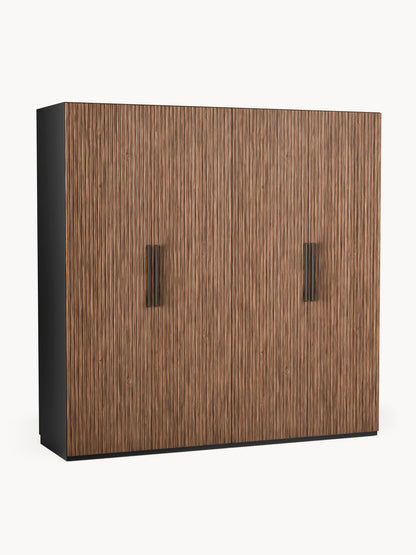 Simula Modular Hinged-Door Wardrobe, 200 cm Wide, in Various Sizes