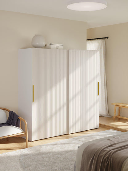 Simula Modular Sliding-Door Wardrobe, 200 cm Wide, in Various Sizes