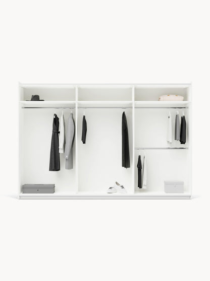 Simula Sliding-Door Modular Wardrobe, 300 cm Wide, in Various Sizes