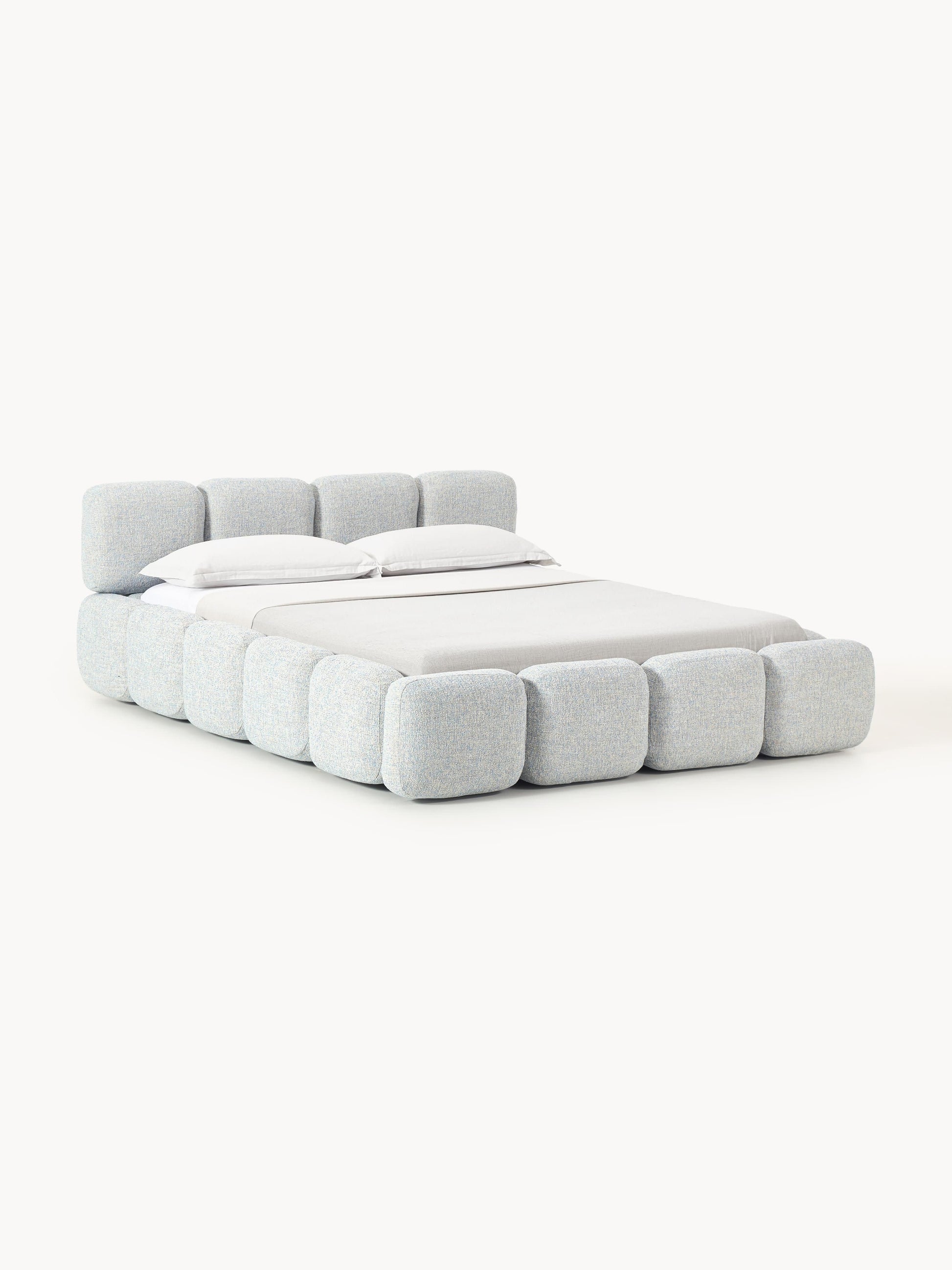 Taymira Bouclé Upholstered Bed