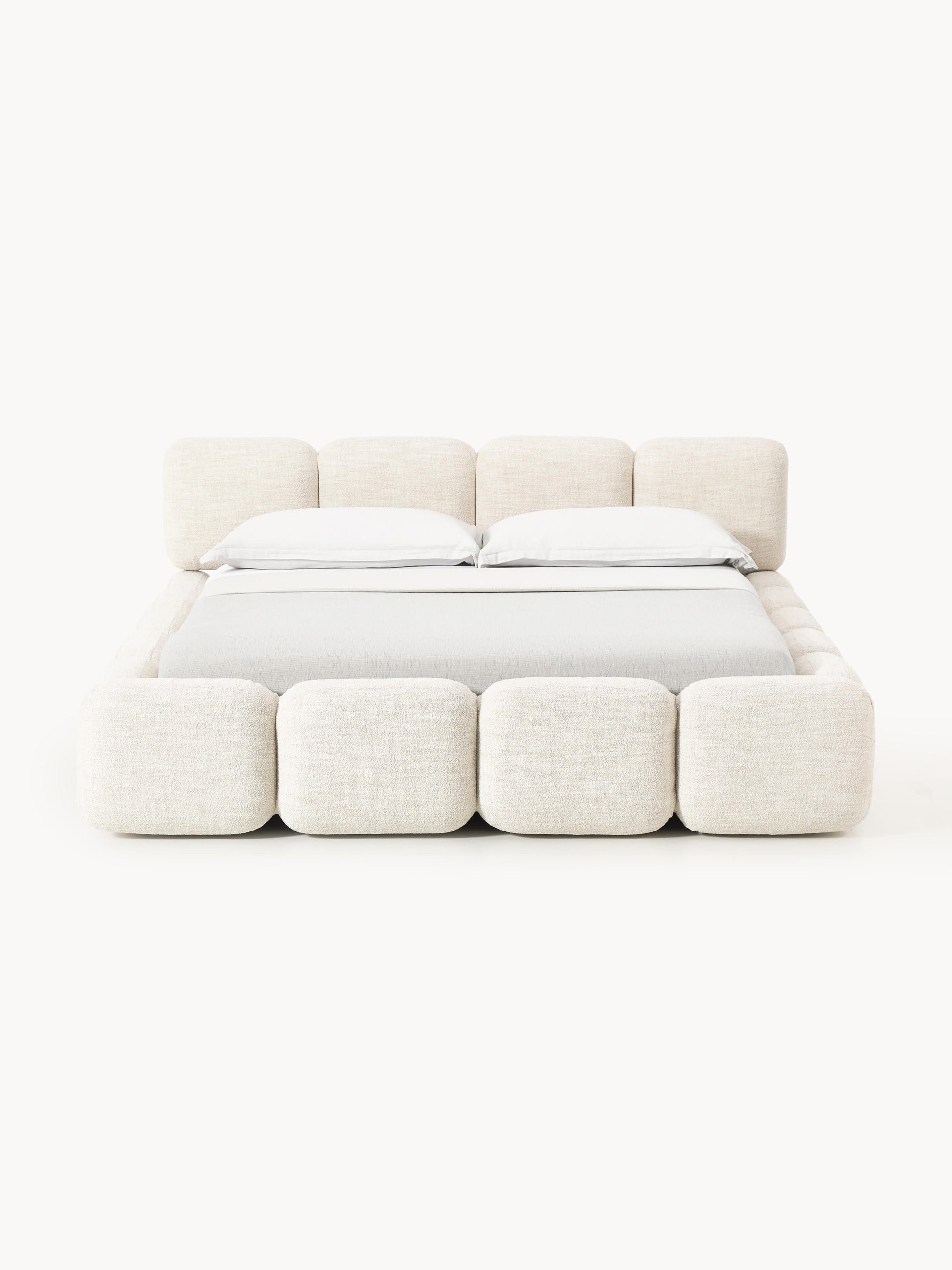 Taymira Bouclé Upholstered Bed