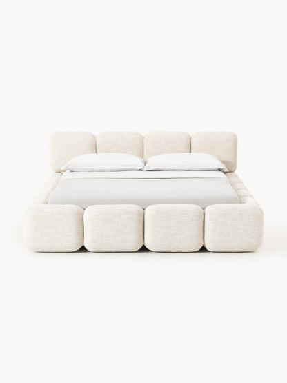 Taymira Bouclé Upholstered Bed