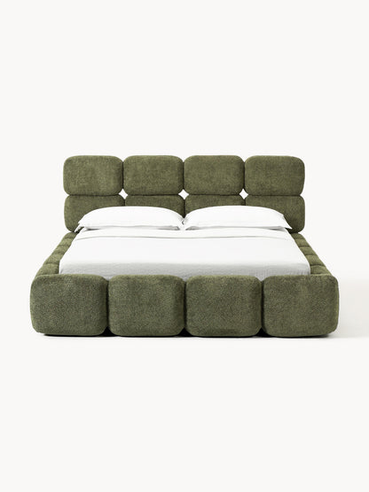 Taymira Teddy Bouclé Upholstered Bed