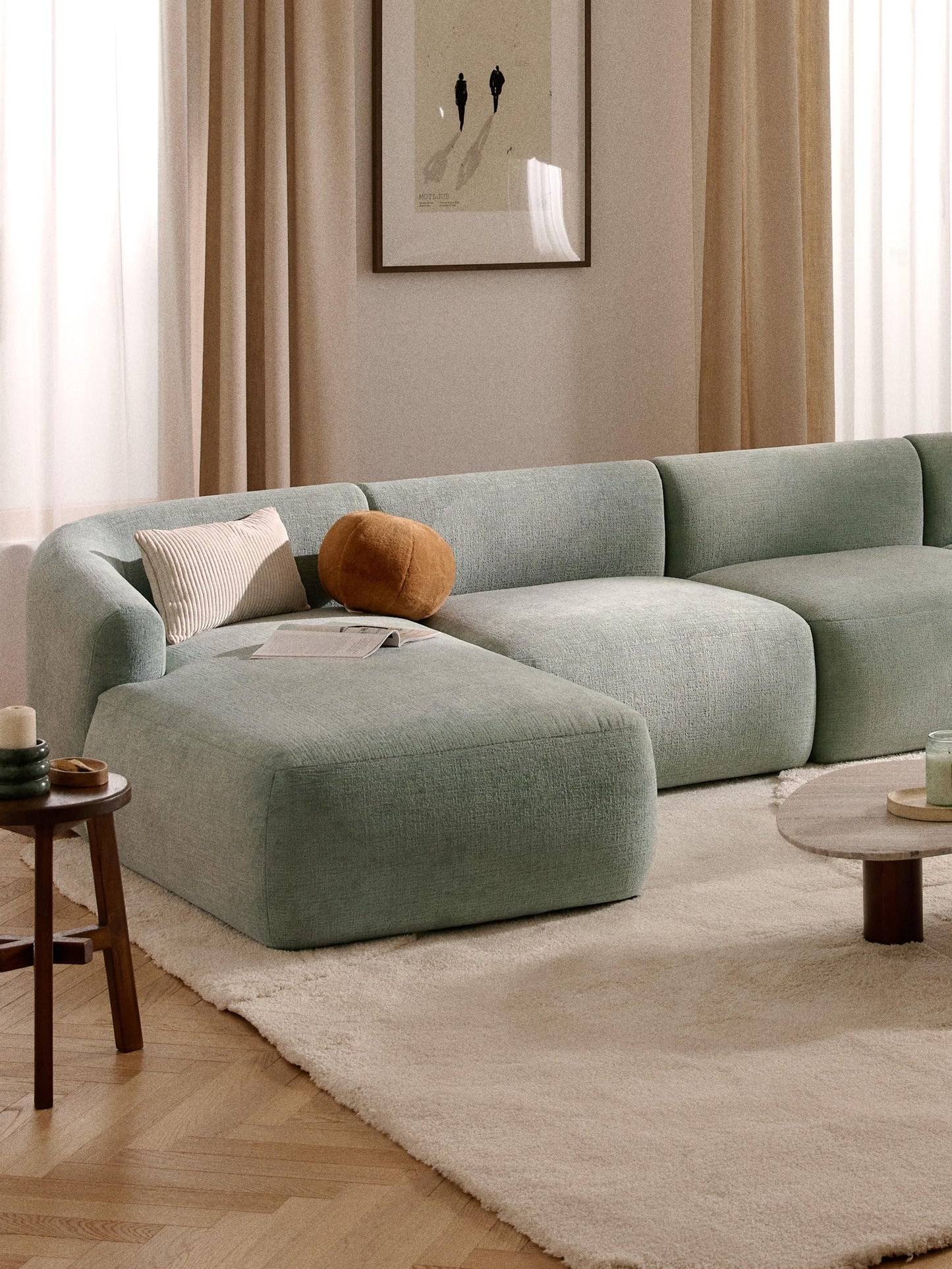Vestara Chaise Corner Module