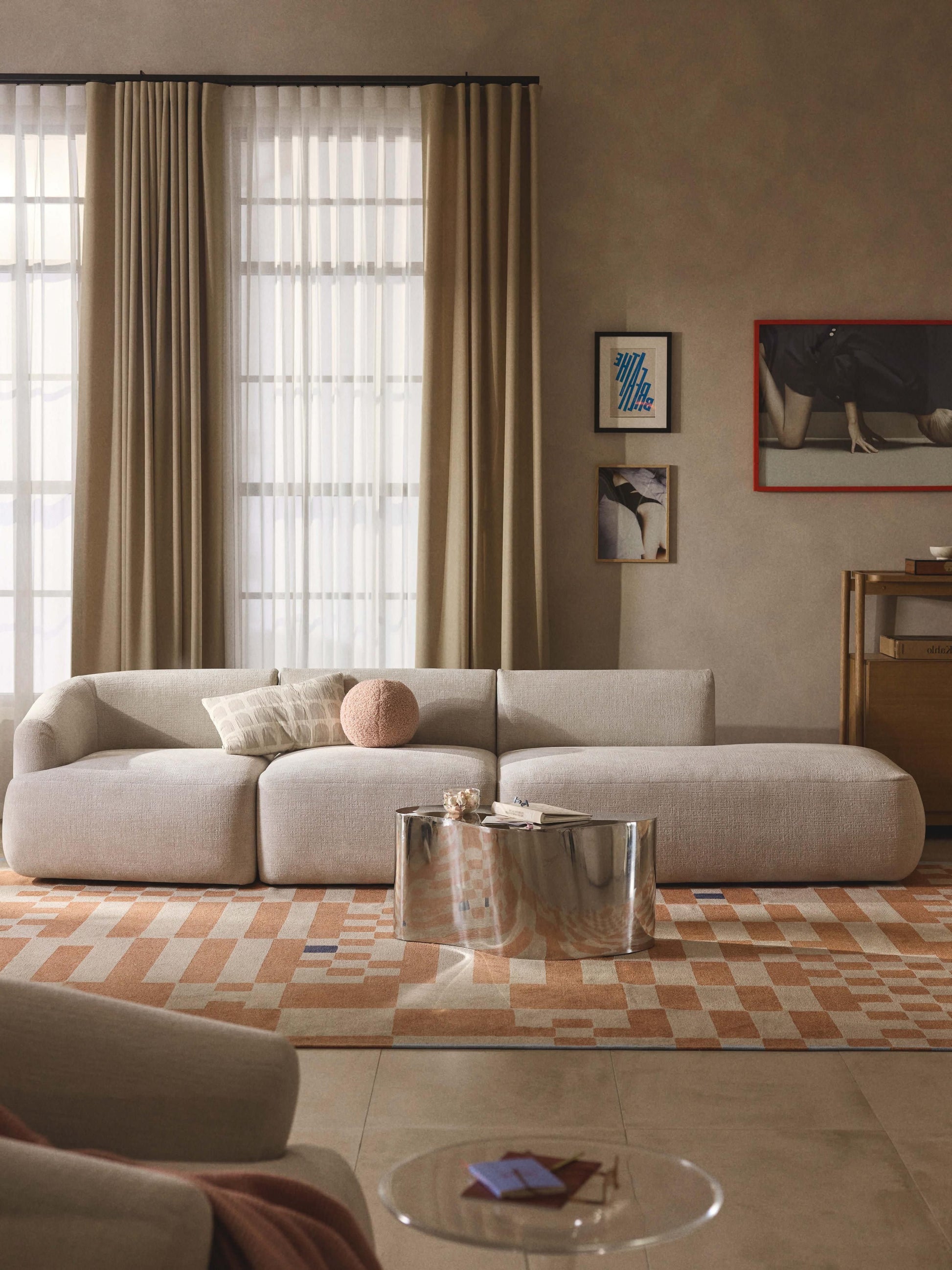 Vestara Chaise, Modular (2-Seater)