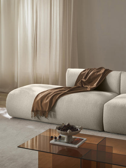 Vestara Chaise Module in Bouclé