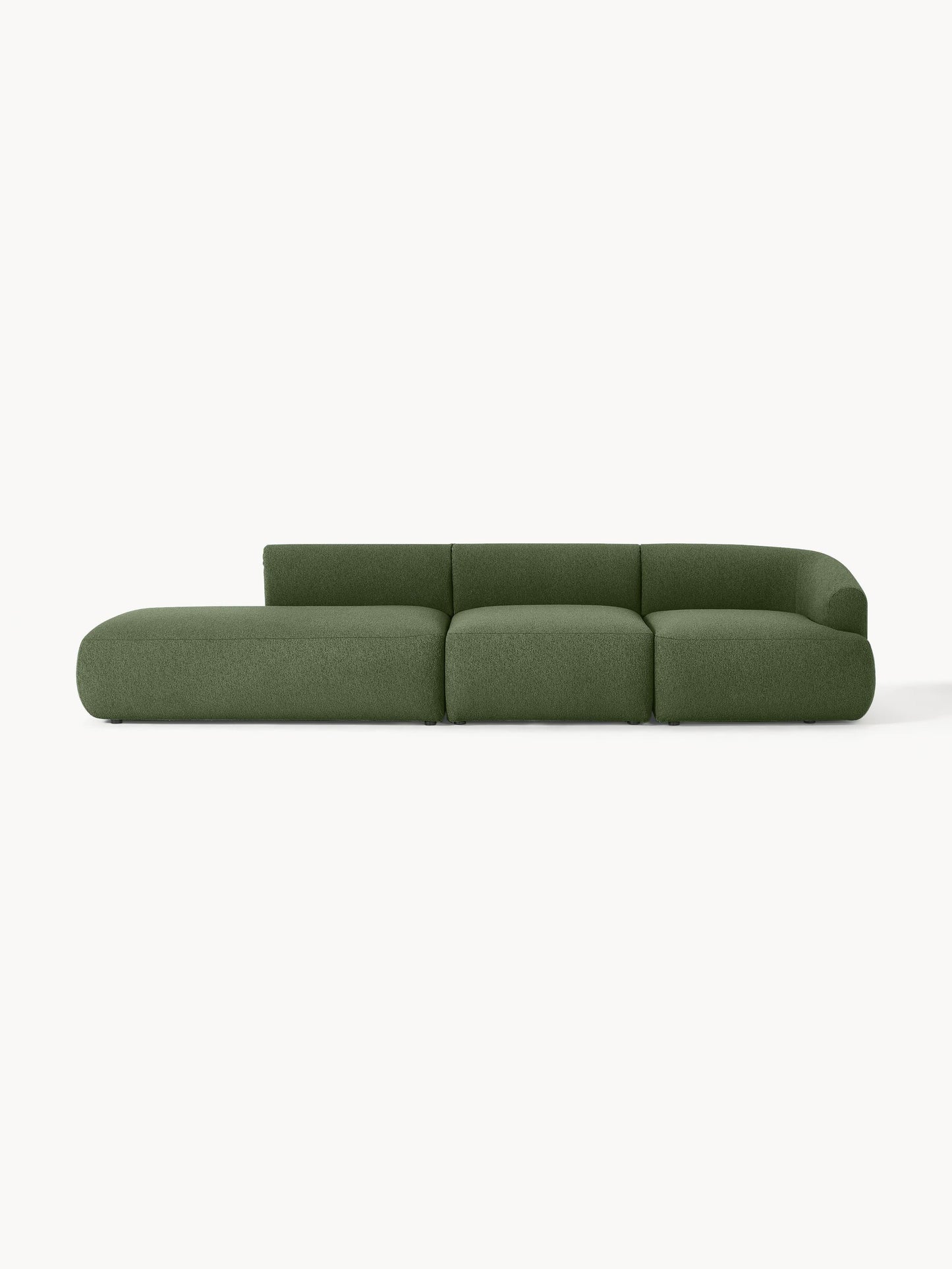 Vestara Modular Chaise in Bouclé (2-Seater)