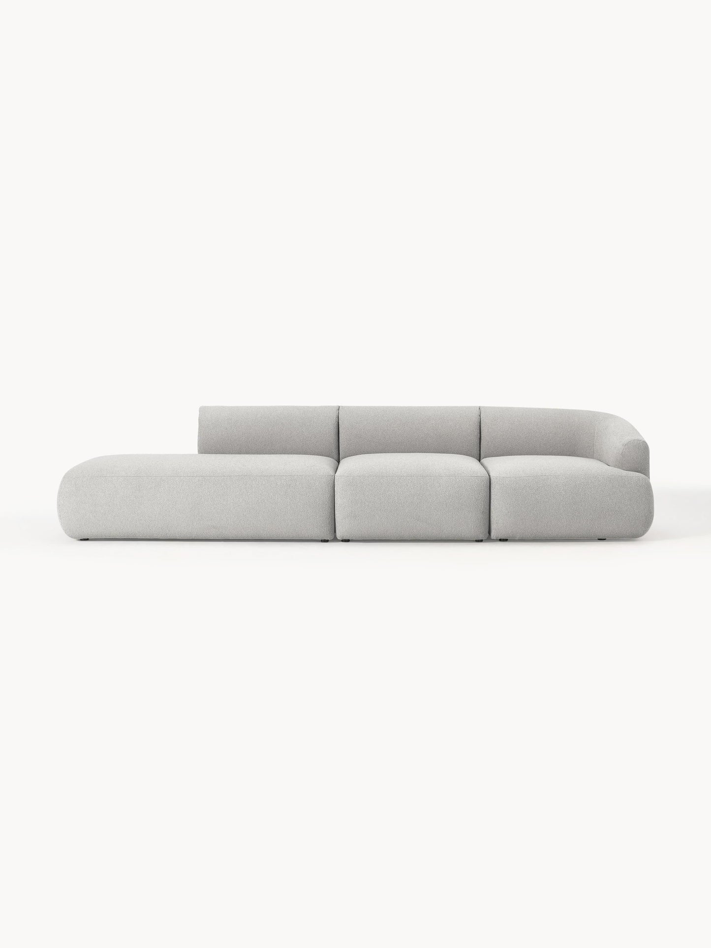 Vestara Modular Chaise in Bouclé (2-Seater)