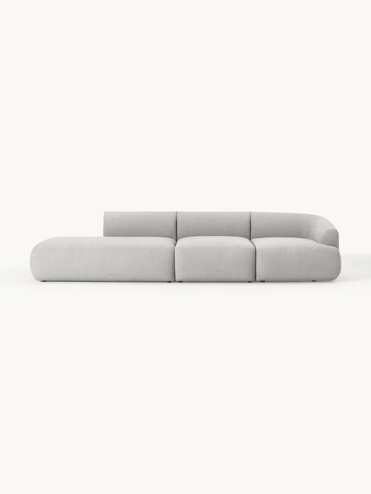 Vestara Modular Chaise in Bouclé (2-Seater)