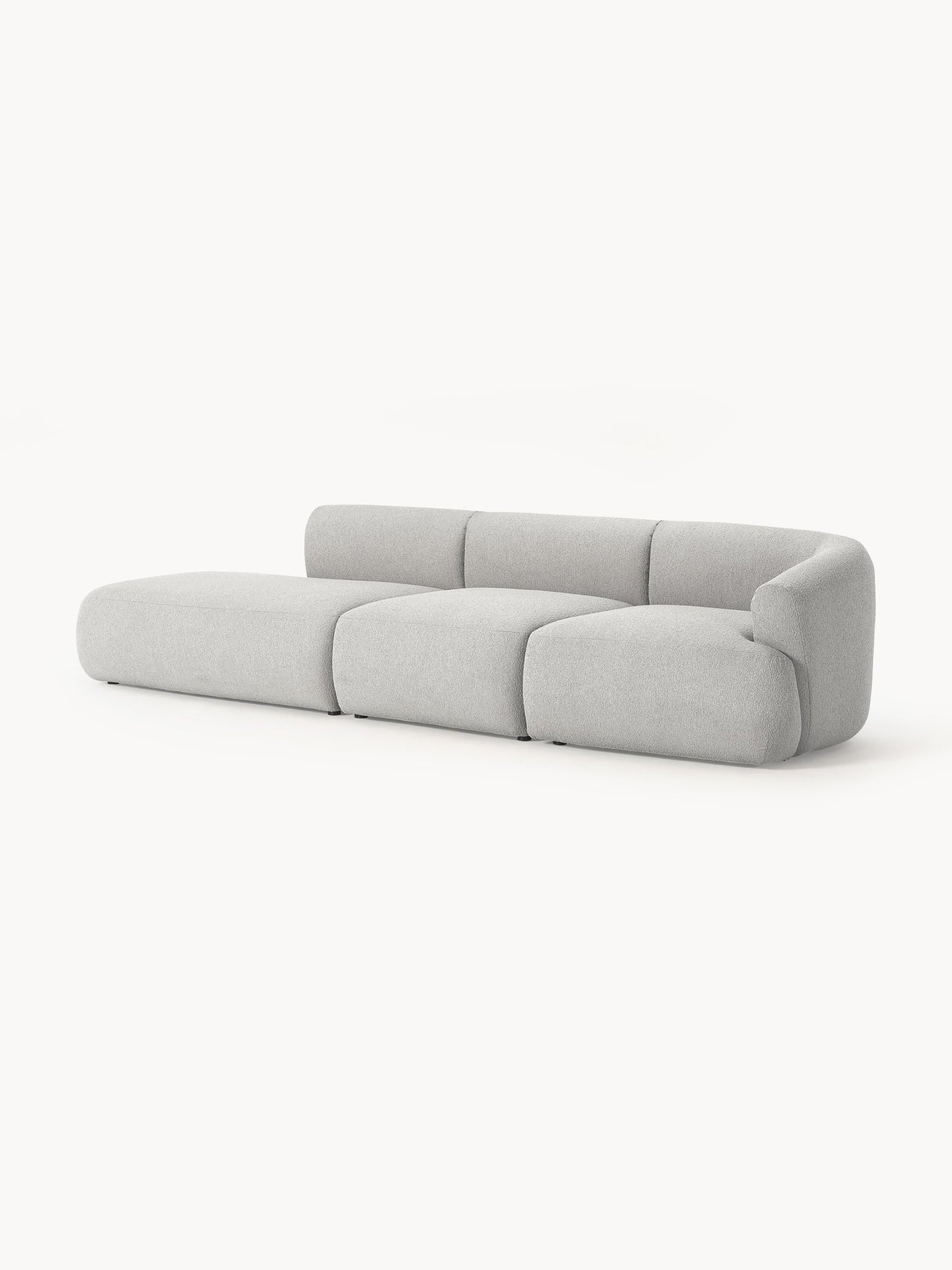 Vestara Modular Chaise in Bouclé (2-Seater)