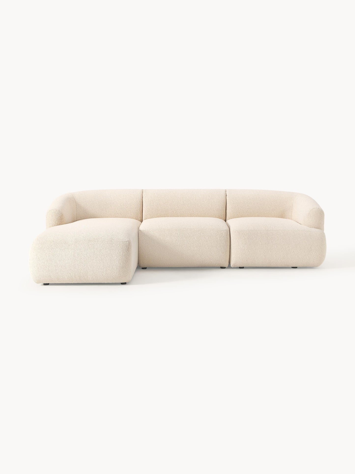 Vestara Modular Corner Sofa (3-Seater) in Bouclé