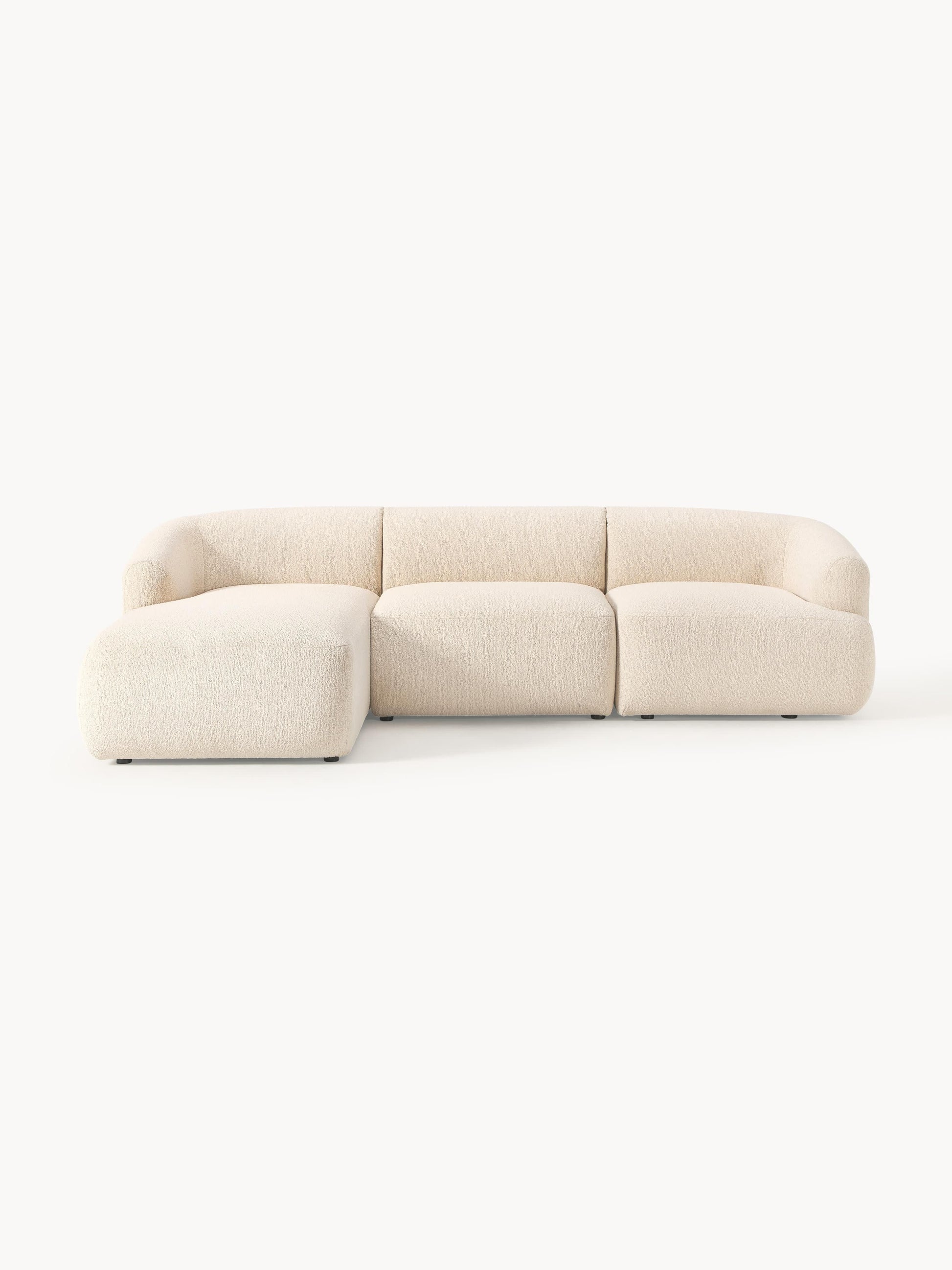 Vestara Modular Corner Sofa (3-Seater) in Bouclé