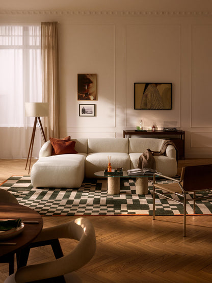 Vestara Modular Corner Sofa (3-Seater) in Bouclé