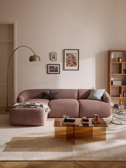 Vestara Modular Corner Sofa (3-Seater) in Bouclé