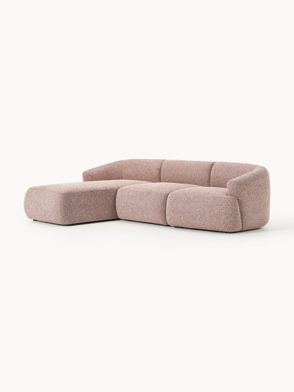 Vestara Modular Corner Sofa (3-Seater) in Bouclé