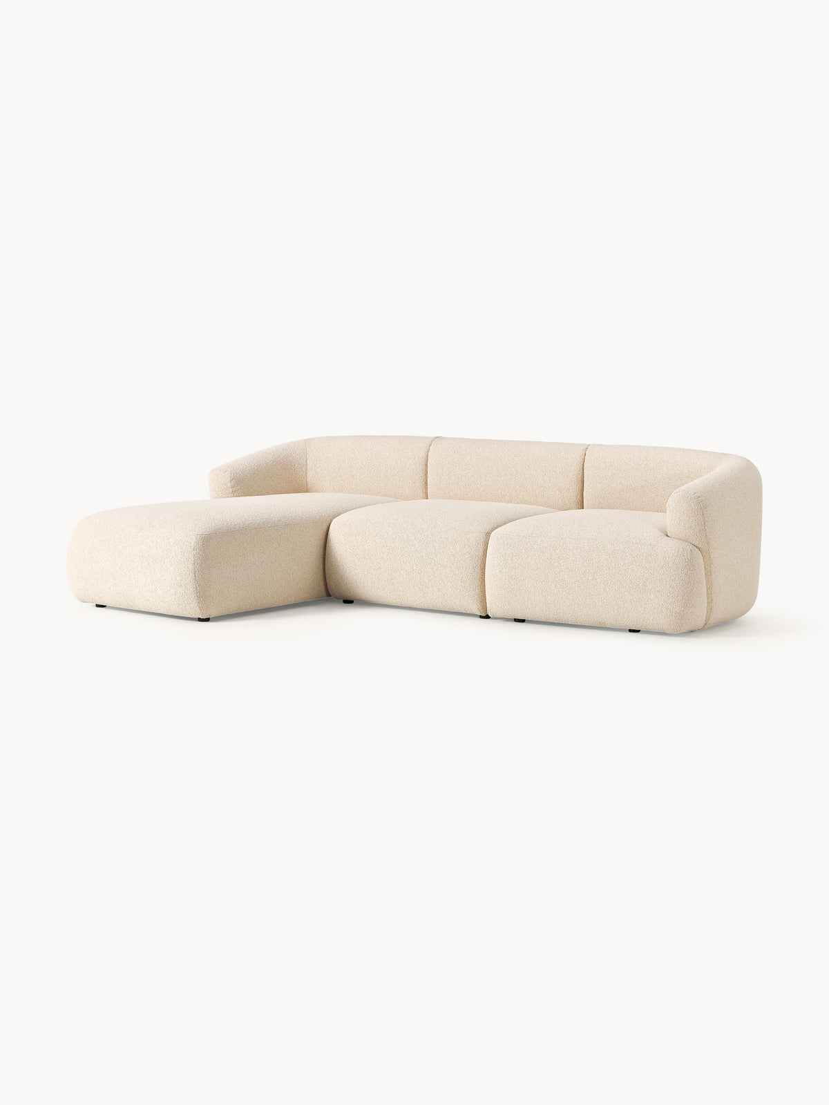 Vestara Modular Corner Sofa (3-Seater) in Bouclé