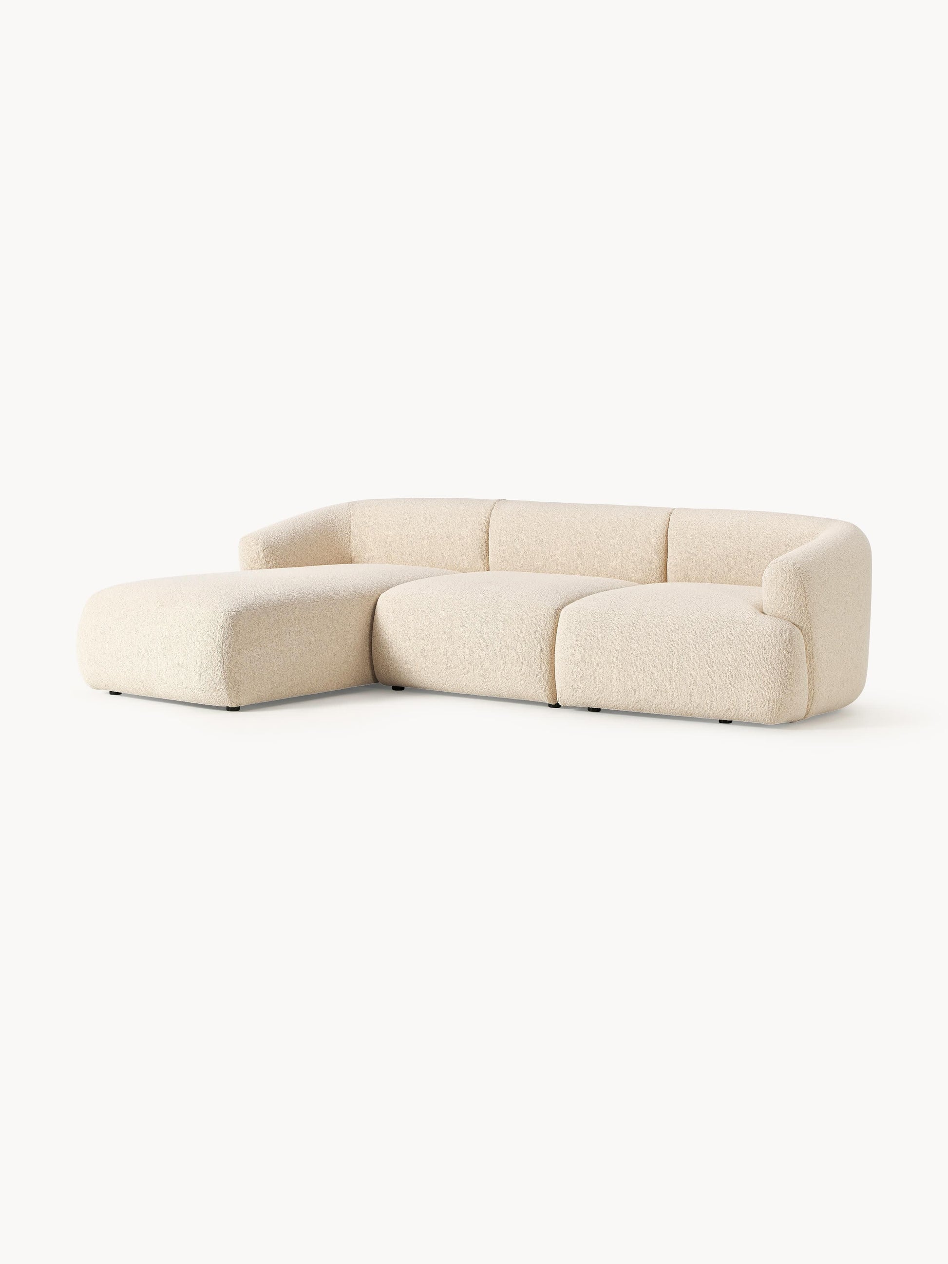 Vestara Modular Corner Sofa (3-Seater) in Bouclé
