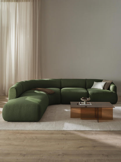 Vestara Modular Corner Sofa (4-Seater) in Bouclé