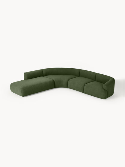 Vestara Modular Corner Sofa (4-Seater) in Bouclé