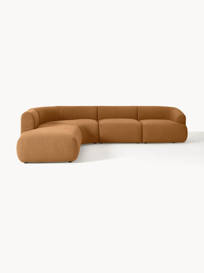 Vestara Modular Corner Sofa (4-Seater) in Bouclé