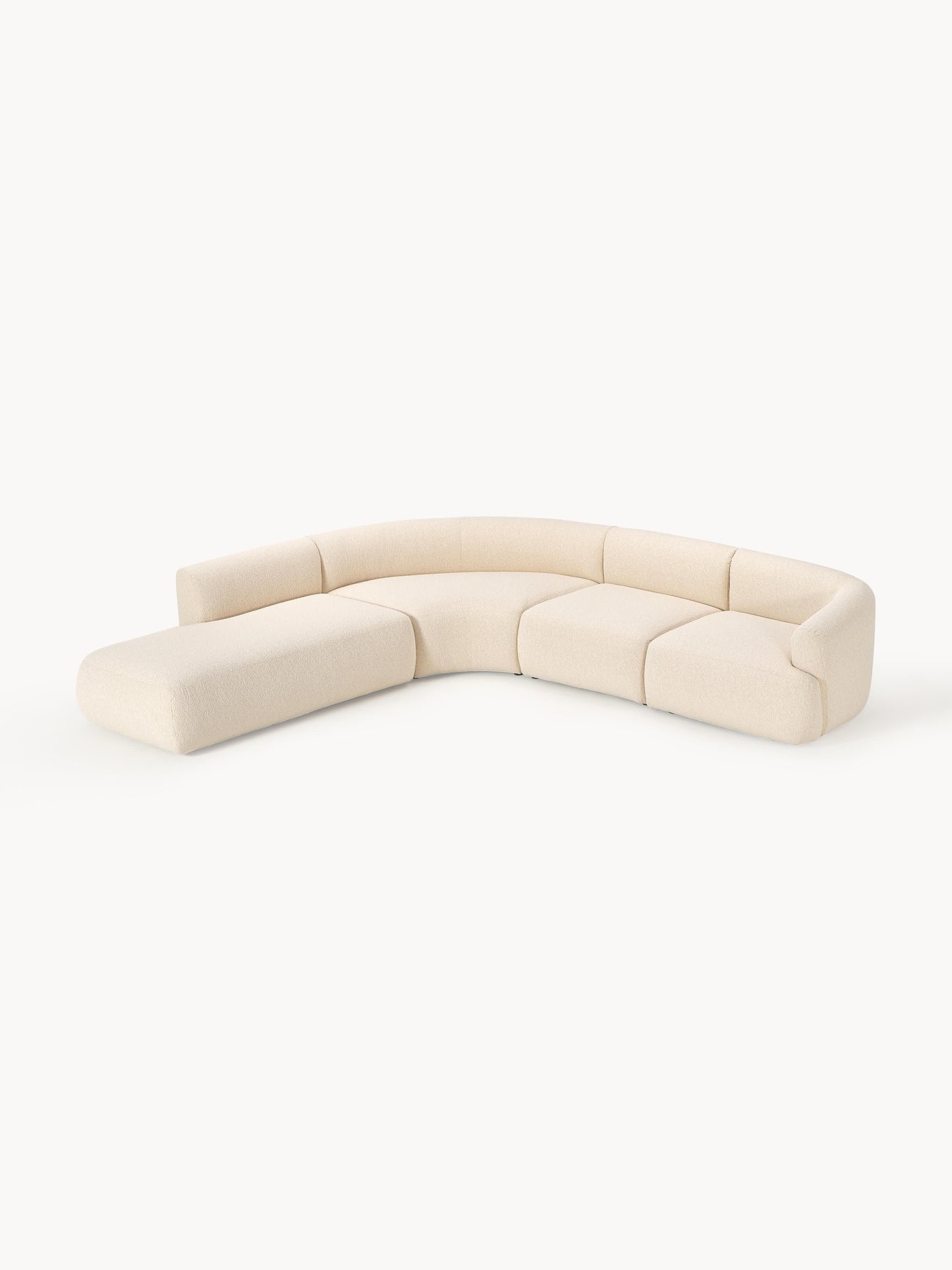Vestara Modular Corner Sofa (4-Seater) in Bouclé