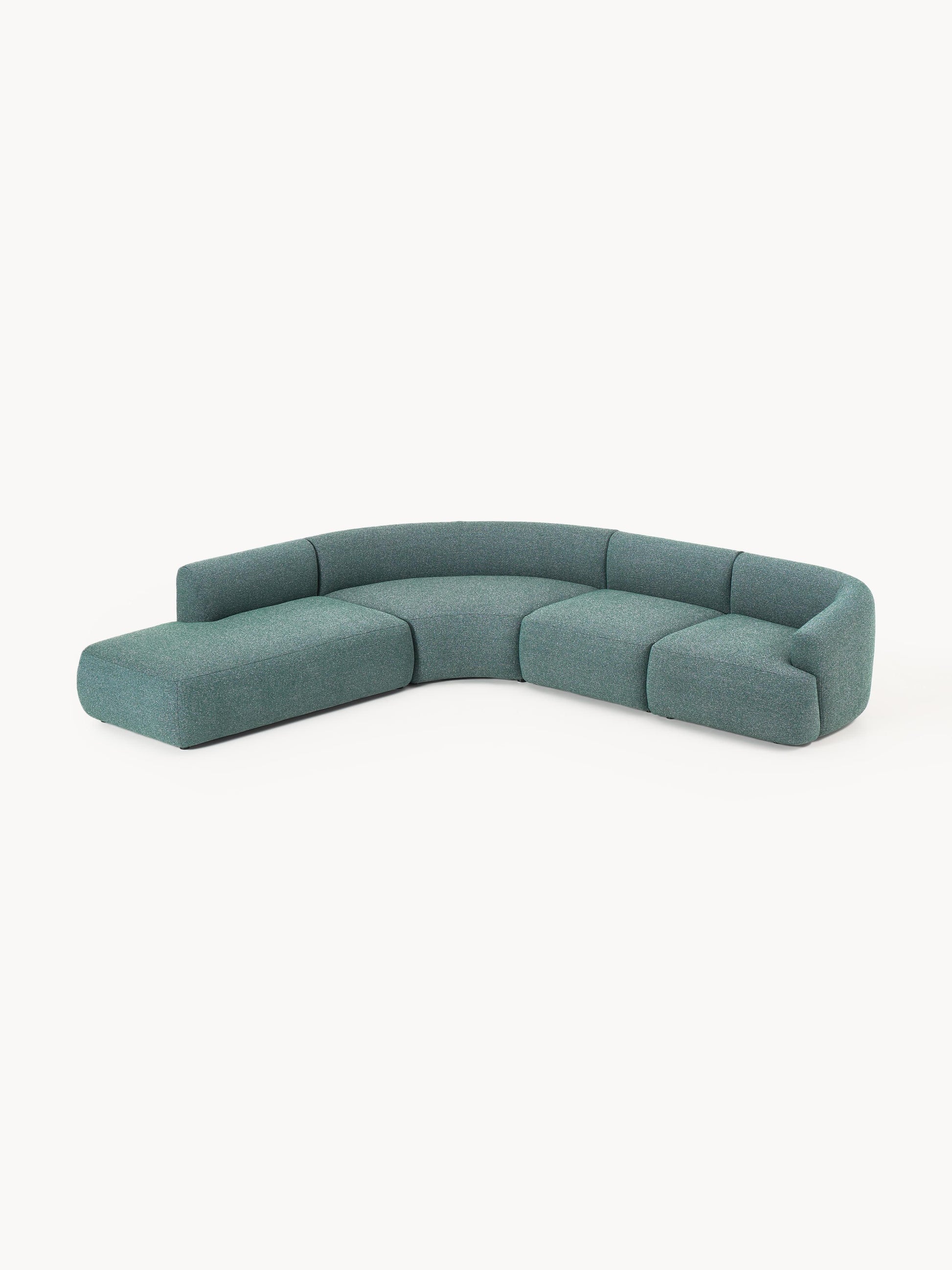 Vestara Modular Corner Sofa (4-Seater) in Bouclé