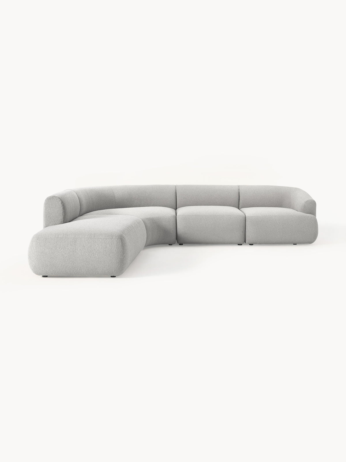 Vestara Modular Corner Sofa (4-Seater) in Bouclé