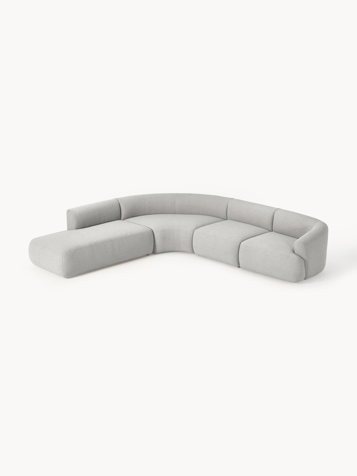 Vestara Modular Corner Sofa (4-Seater) in Bouclé