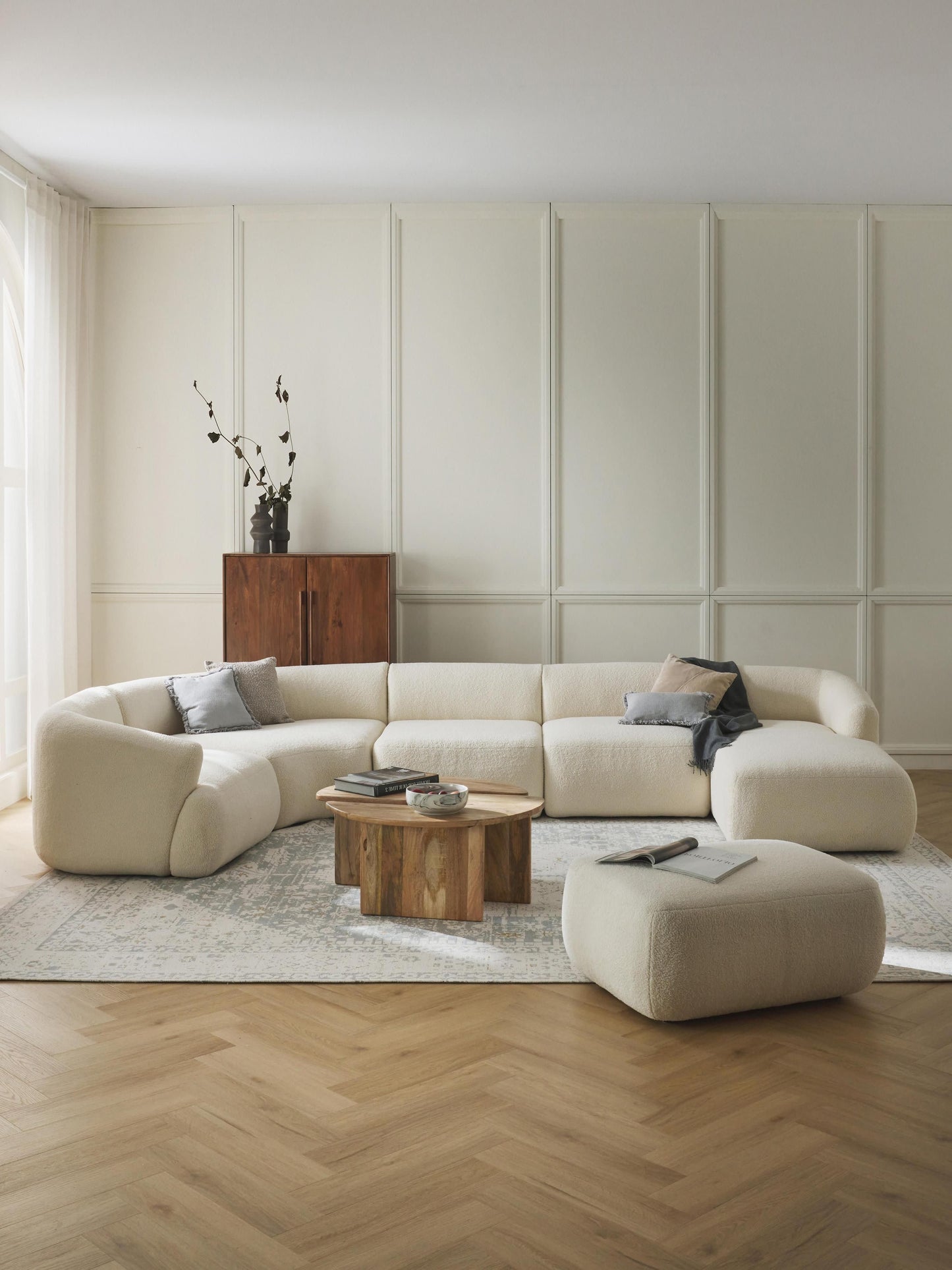 Vestara Modular Teddy Sofa, XL