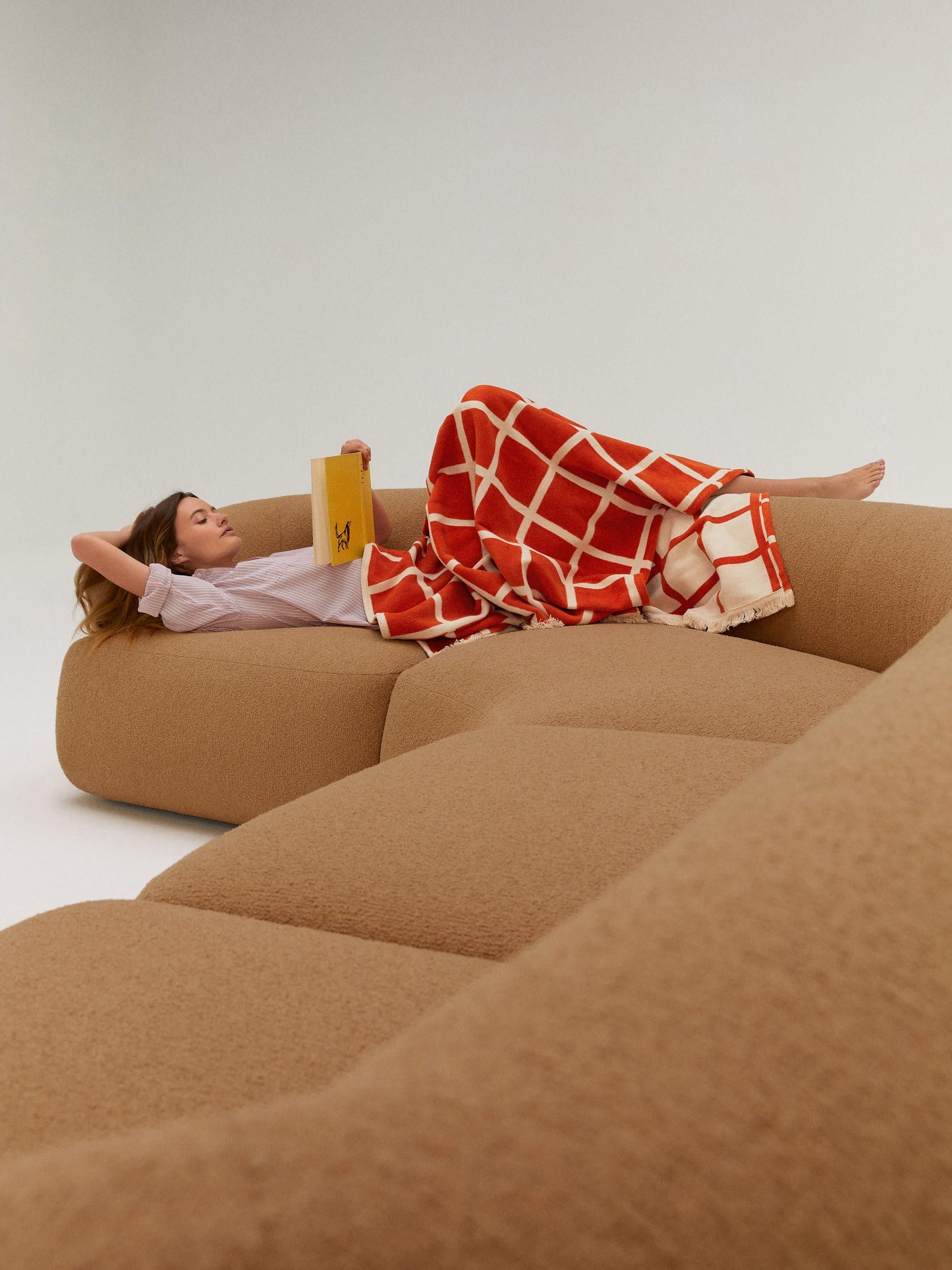Vestara Modular XL Bouclé Sofa