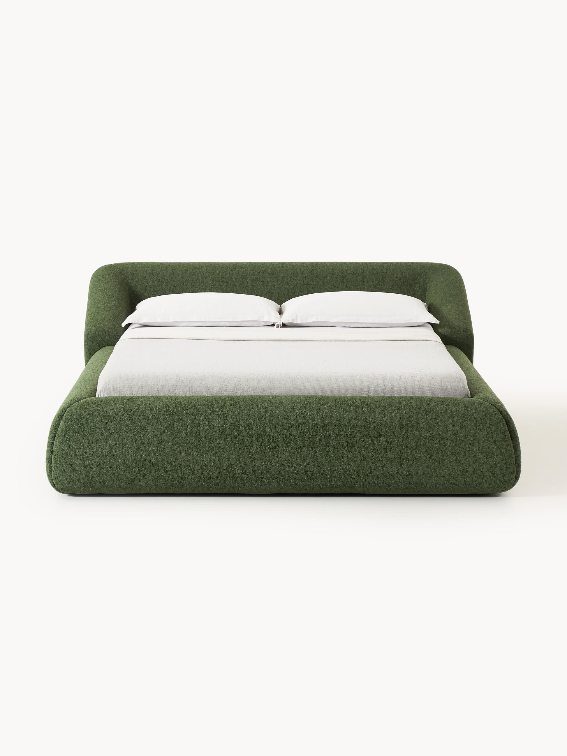 Vestara Upholstered Bed, Bouclé