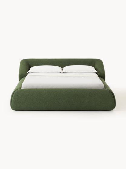 Vestara Upholstered Bed, Bouclé